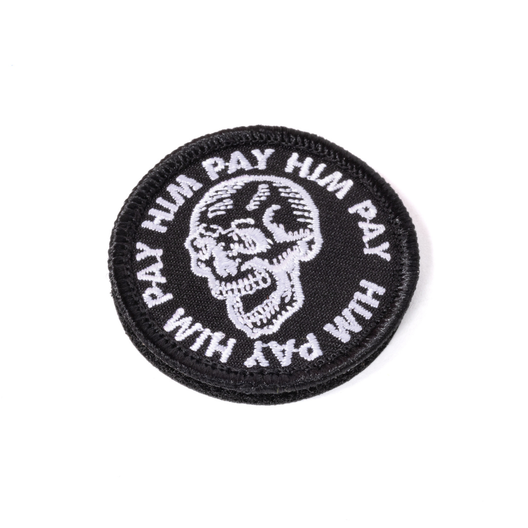 Black Pay Him Circle Patch