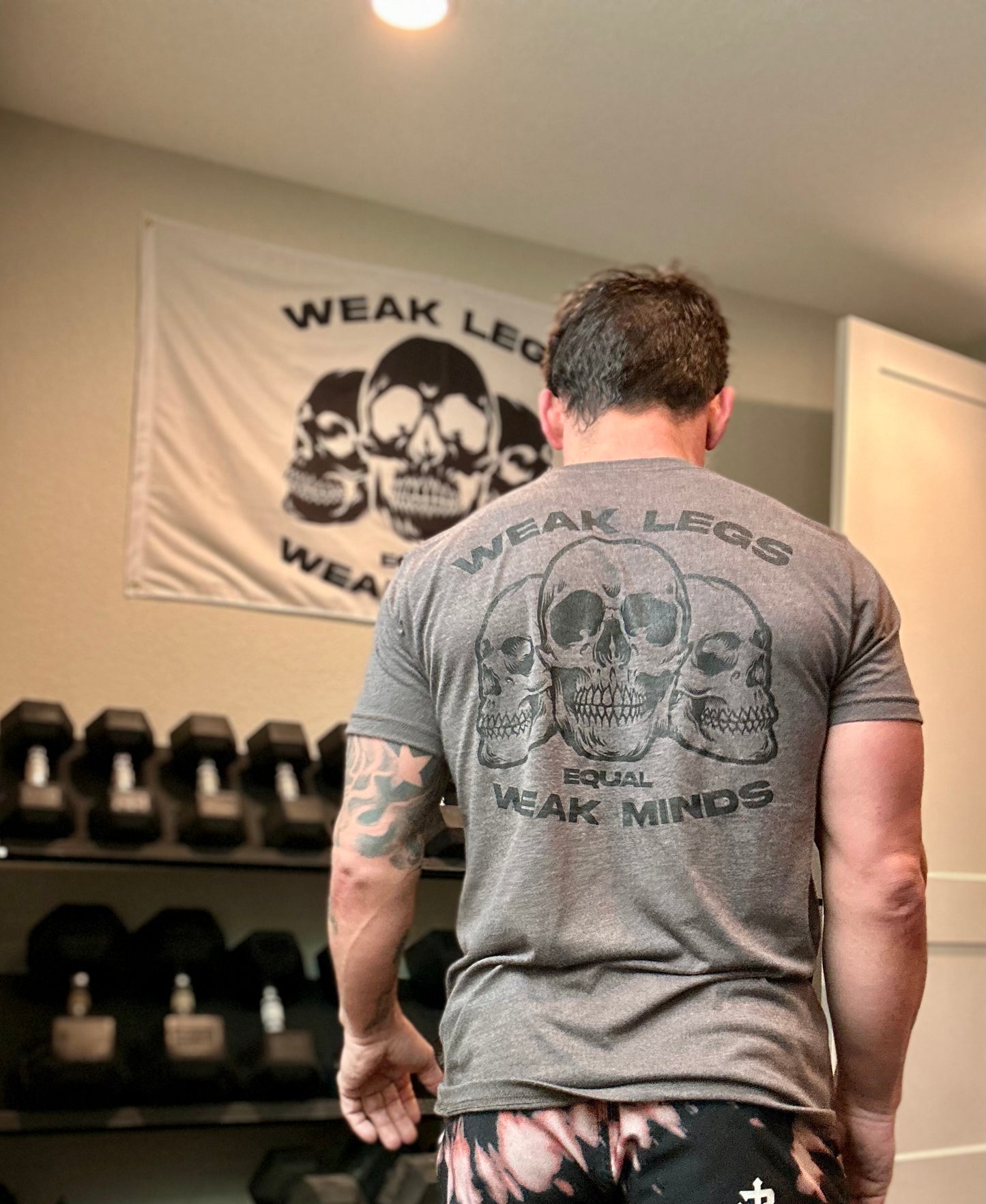 Weak Legs=Weak Minds Tee Macchiato